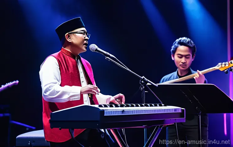 인도네시아 종교 음악의 현대적 재해석 - **The Digital Santri**
* **Subject:** A young Indonesian woman, in her early twenties, wearing... 인도네시아 종교 음악의 현대적 재해석 - **The Digital Santri**
* **Subject:** A young Indonesian woman, in her early twenties, wearing...