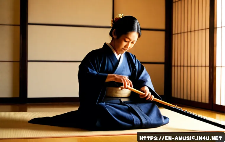 일본 샤미센 연주 기법 관련 이미지 1
